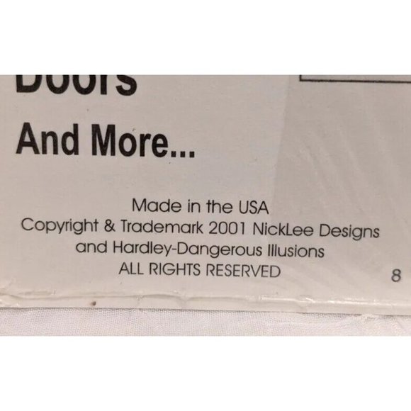 NWT Stickers Claws Jurassic Decal Car Damage Hardley Dangerous Dinosaur Y2K 2001 - Picture 4 of 8